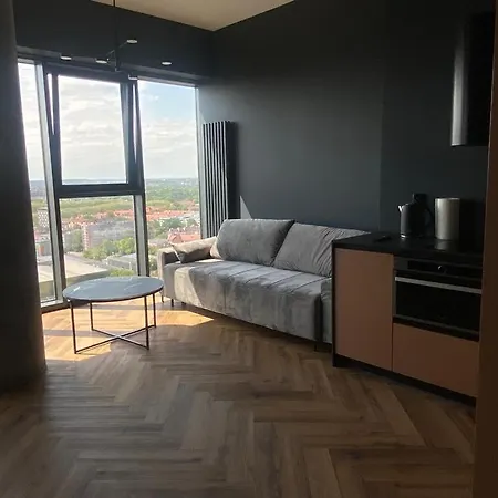 Hanza Tower 21 Floor Panorama View Apartman *