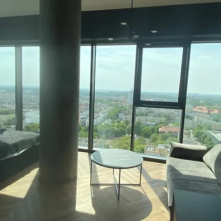 Apartman Hanza Tower 21 Floor Panorama View Szczecin